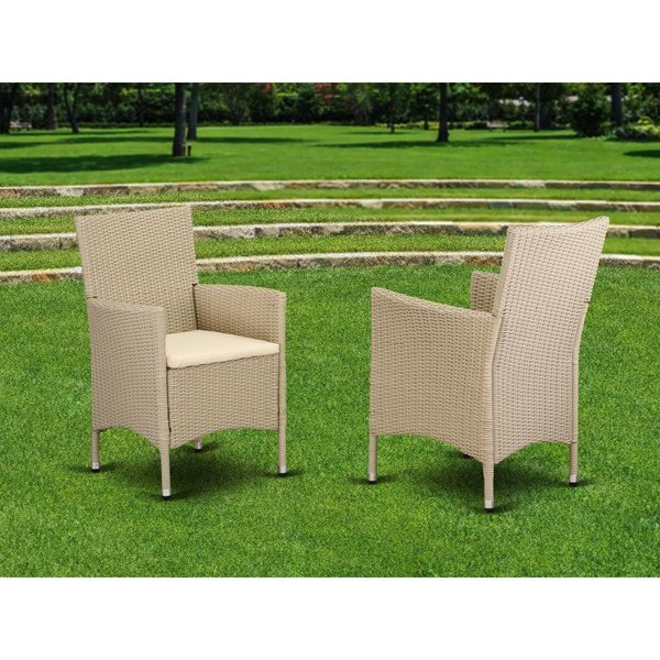 Invernadero Valencia Outdoor-furniture Wicker Patio Chair - Cream IN2576521